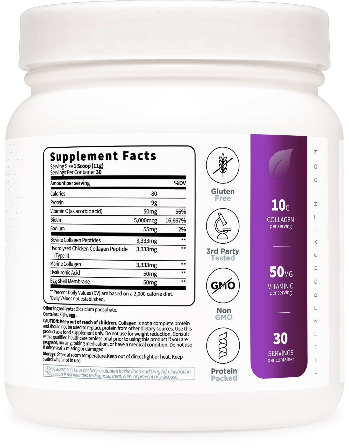 Amoura Multi Collagen Beauty Blend | Collagen + Hyaluronic Acid + Vitamin C + Biotin