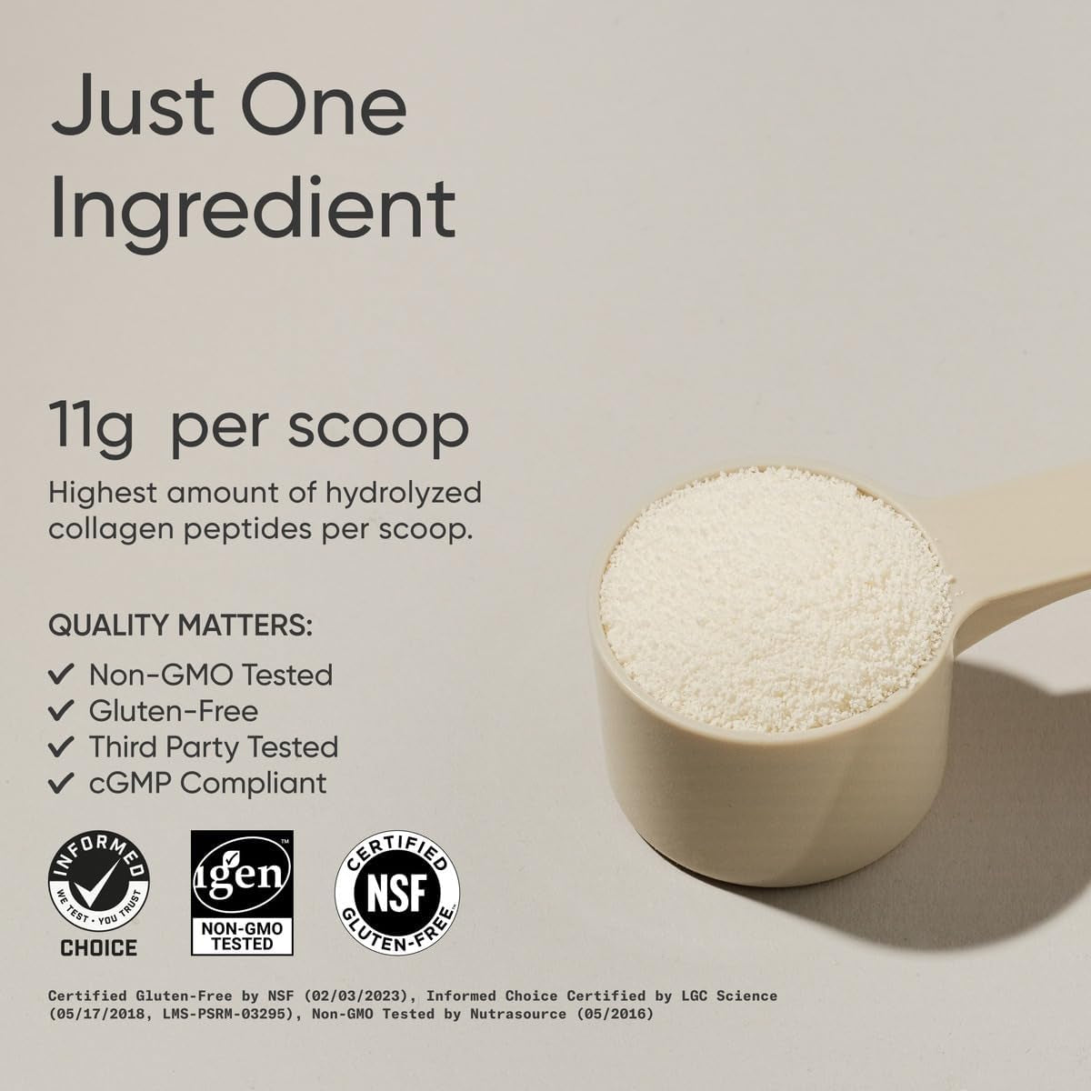 Sports Research Collagen Peptides Powder | Unflavored Daily Beauty & Wellness Support