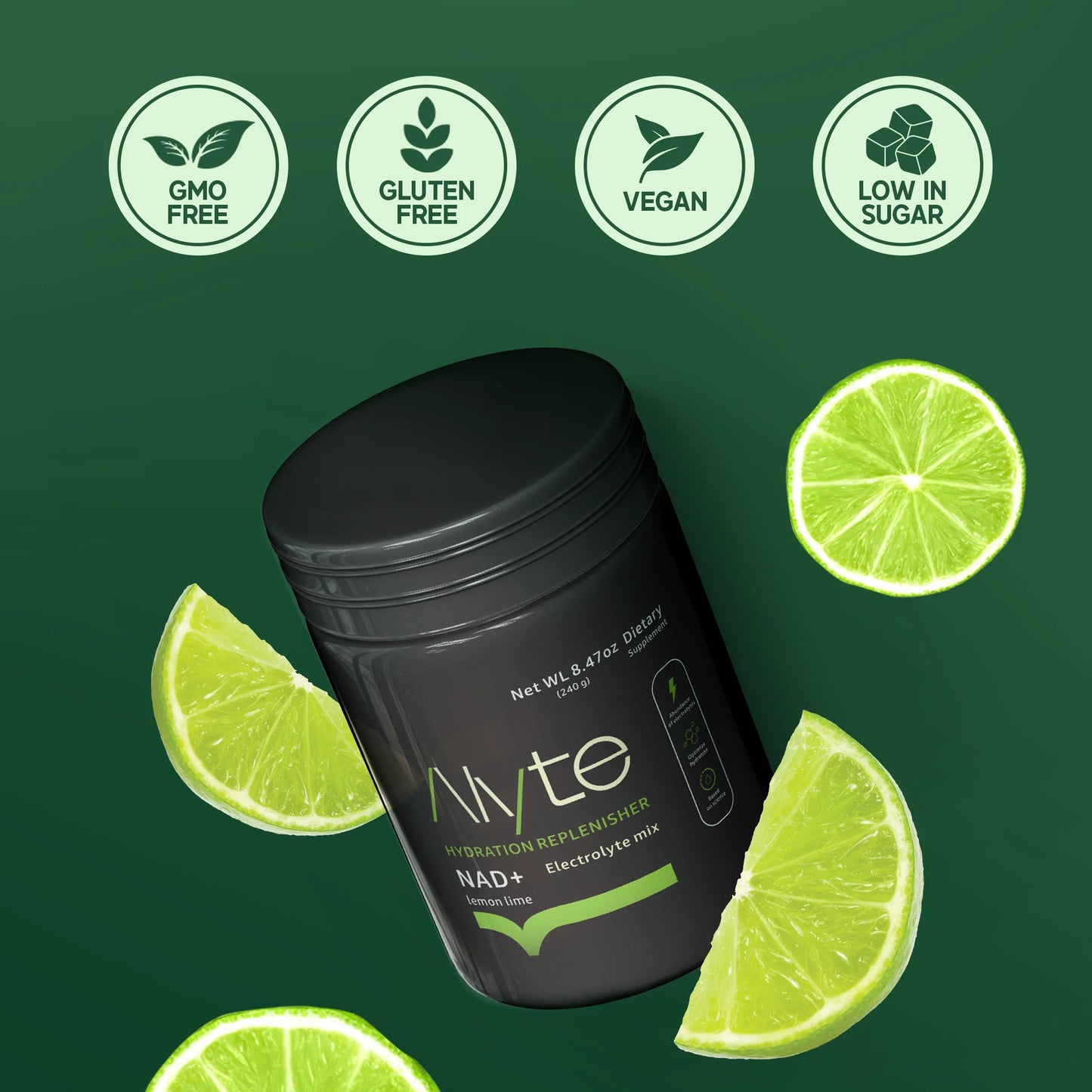 AMOURA NAD+ Hydration Replenisher – Electrolyte Energy & Recovery Mix