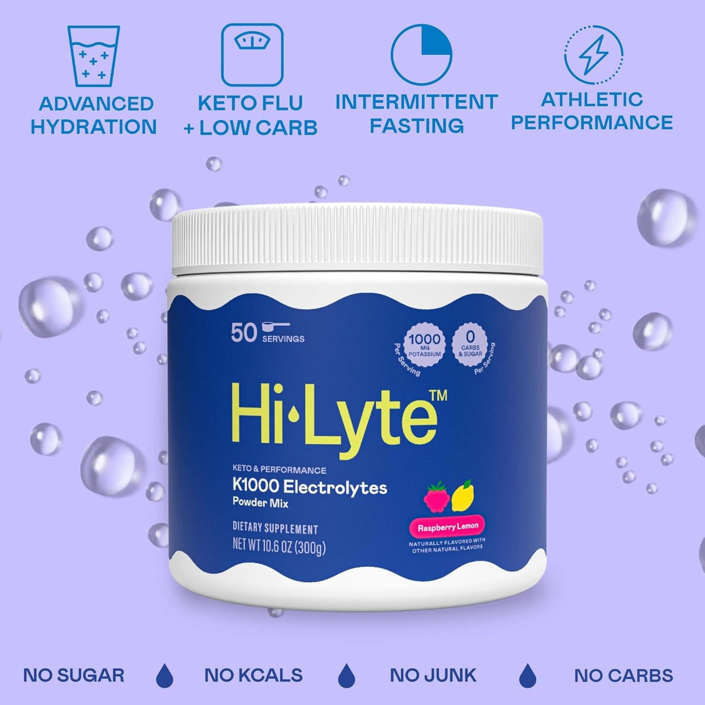 AMOURA Hi-Lyte K1000 Electrolyte Powder – Orange | Advanced Daily Hydration Formula