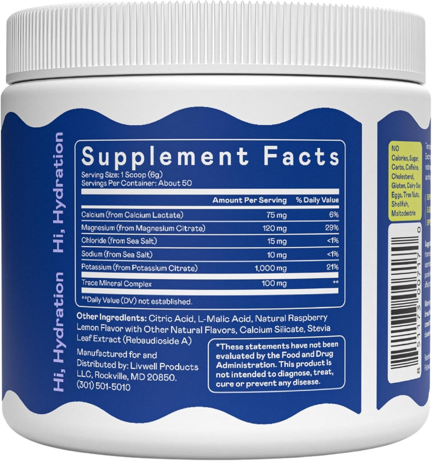 AMOURA Hi-Lyte K1000 Electrolyte Powder – Orange | Advanced Daily Hydration Formula