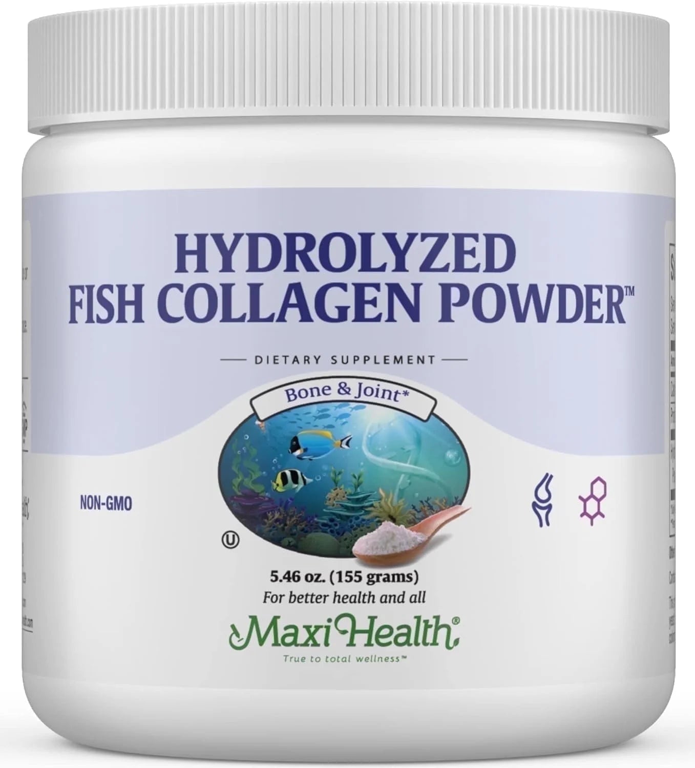 AMOURA Pure Marine Collagen Powder | Hydrolyzed Fish Collagen Peptides