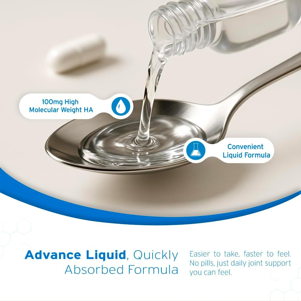 AMOURA Liquid Hyaluronic Acid Hydration Support – 12 oz
