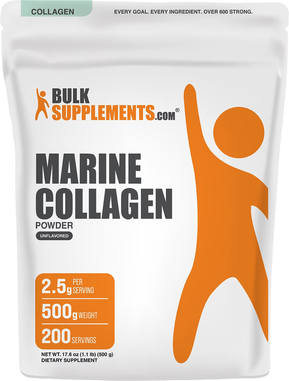 AMOURA Marine Collagen Peptides | Pure Hydrolyzed Fish Collagen Powder