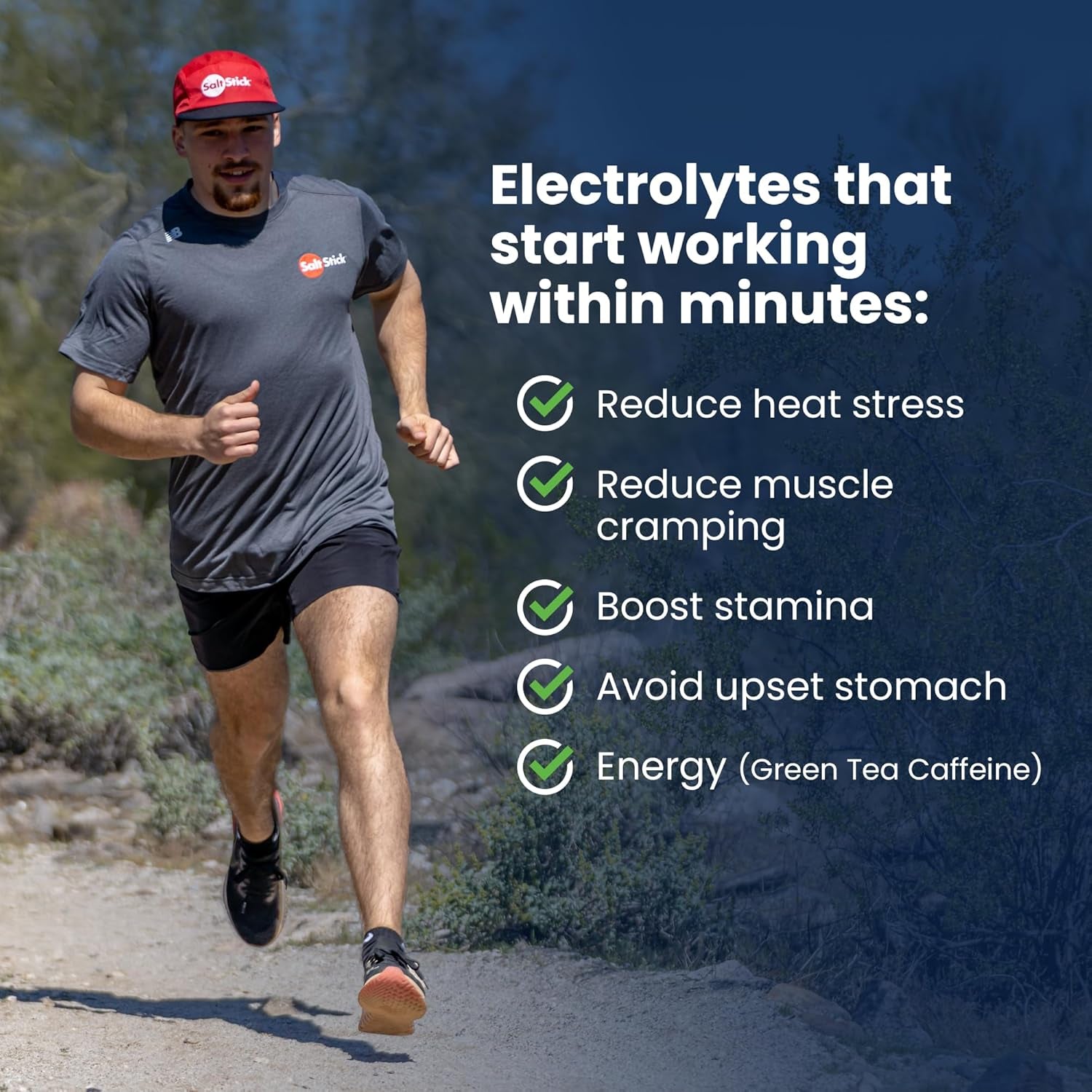 AMOURA SaltStick FastChews Electrolyte Energy Tablets – Mixed Berry | Fast-Acting Hydration & Caffeine Support | 60 Count