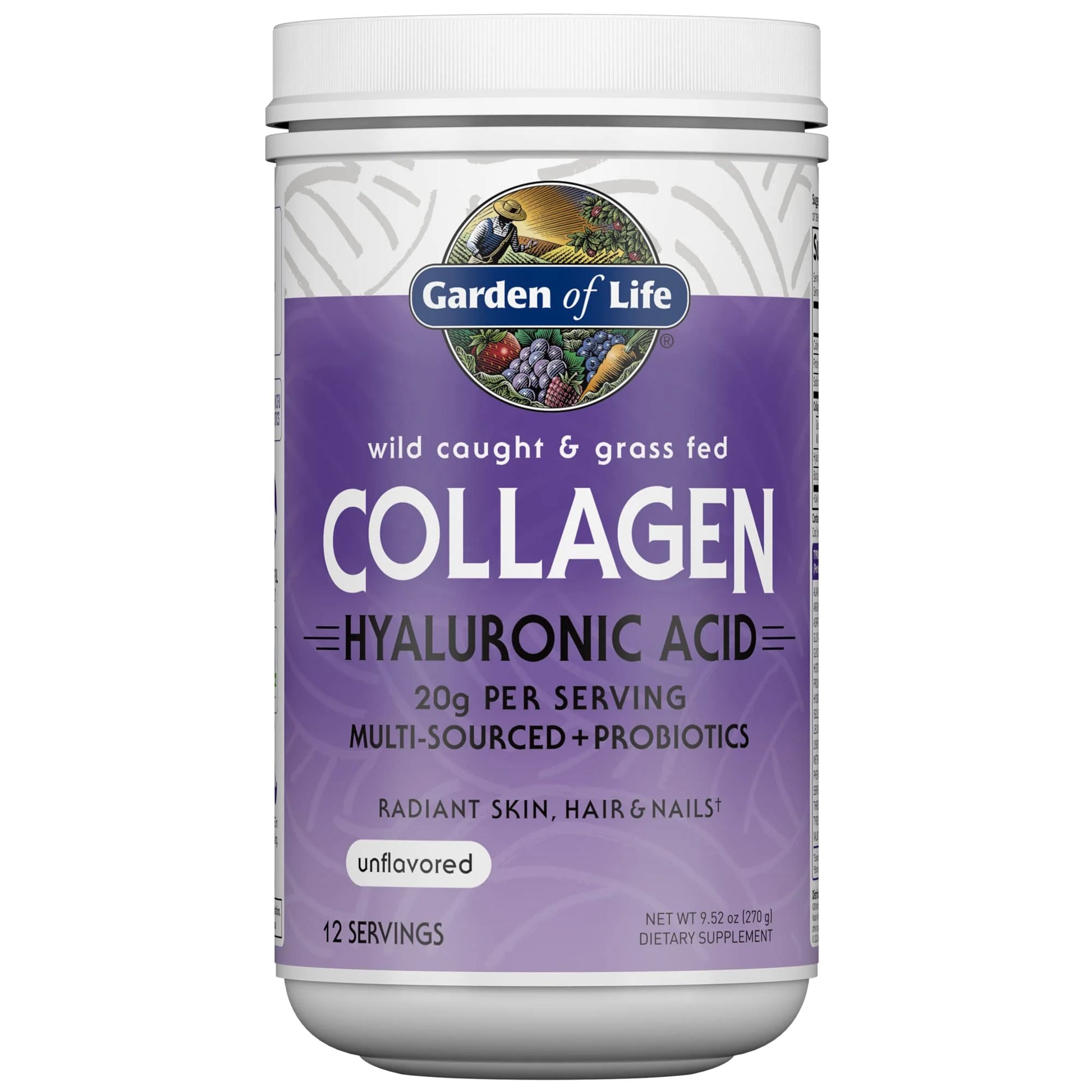 AMOURA Marine + Grass-Fed Collagen Beauty Blend | Hyaluronic Acid Formula