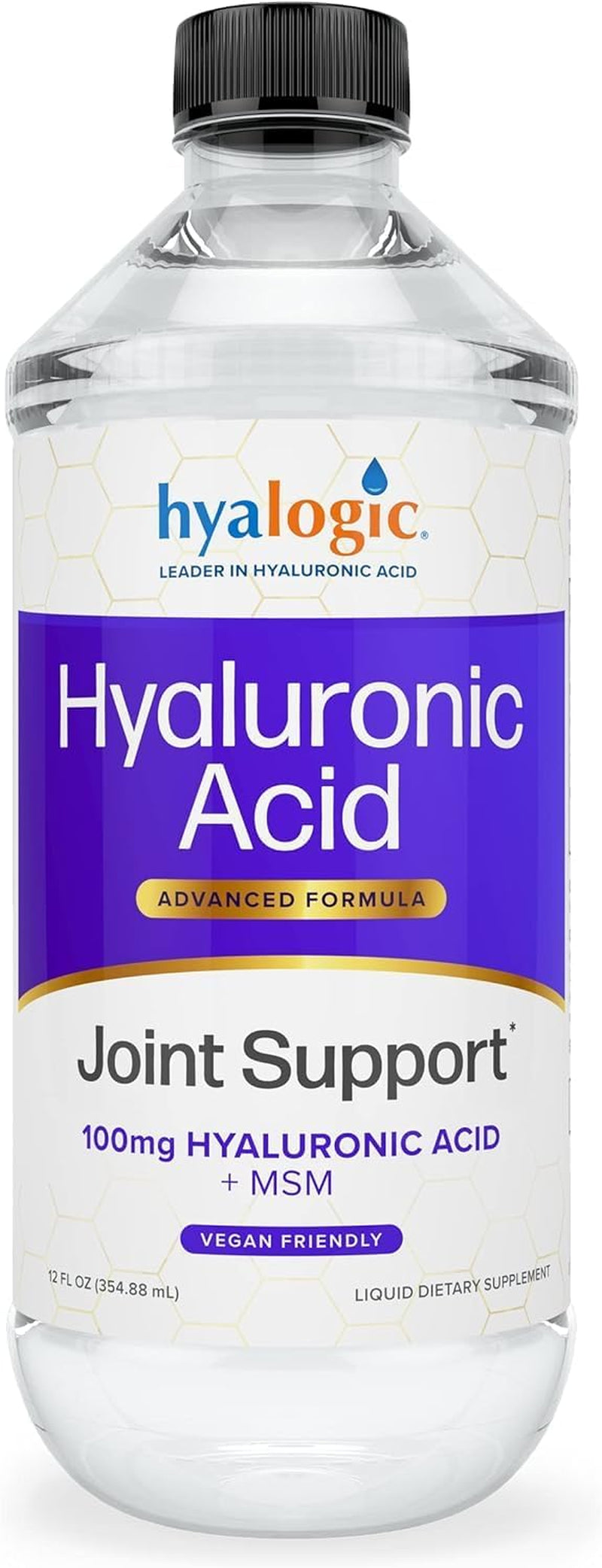 AMOURA Liquid Hyaluronic Acid Hydration Support – 12 oz
