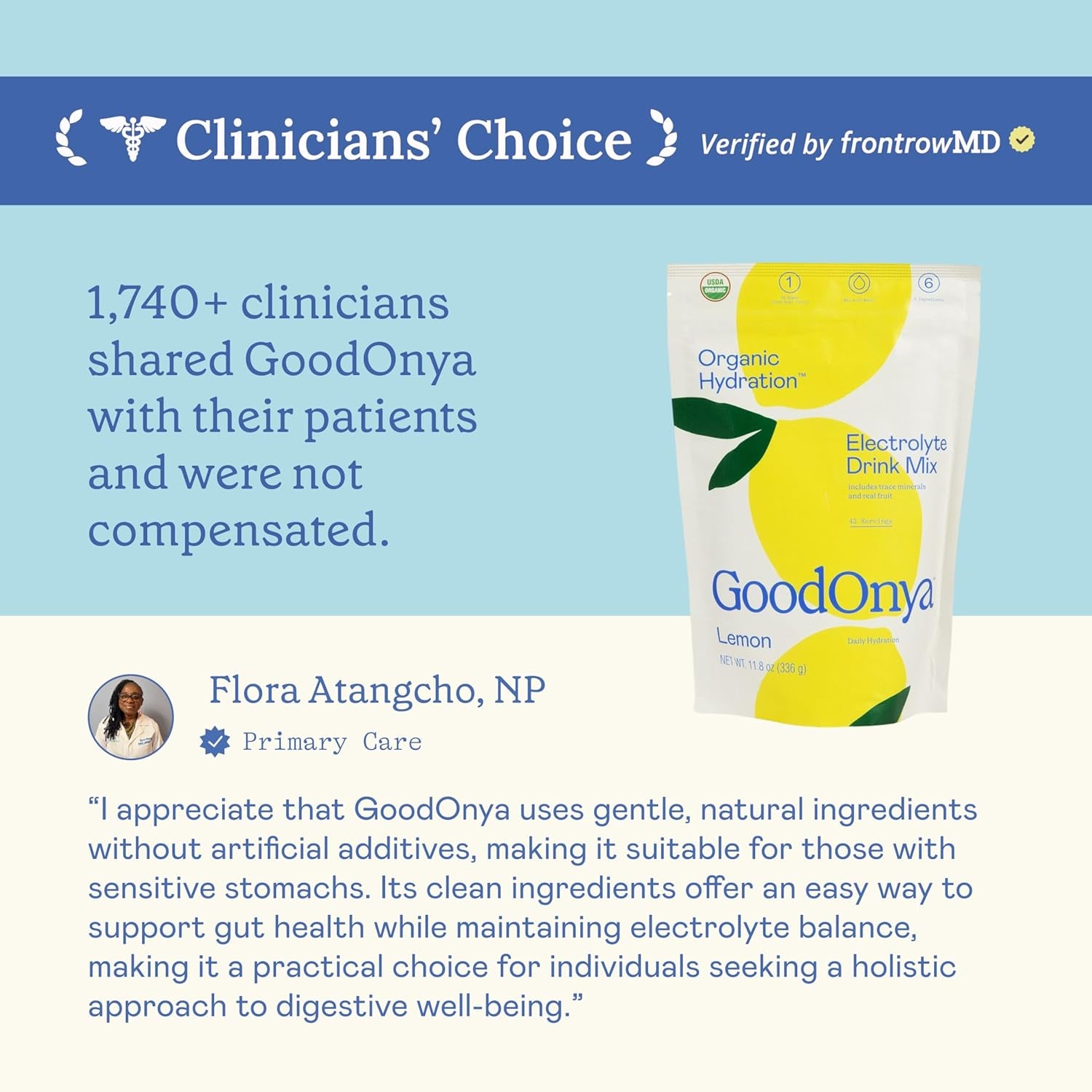 AMOURA Organic Hydration Electrolyte Drink Mix – Lemonade | Clean Daily Hydration Support