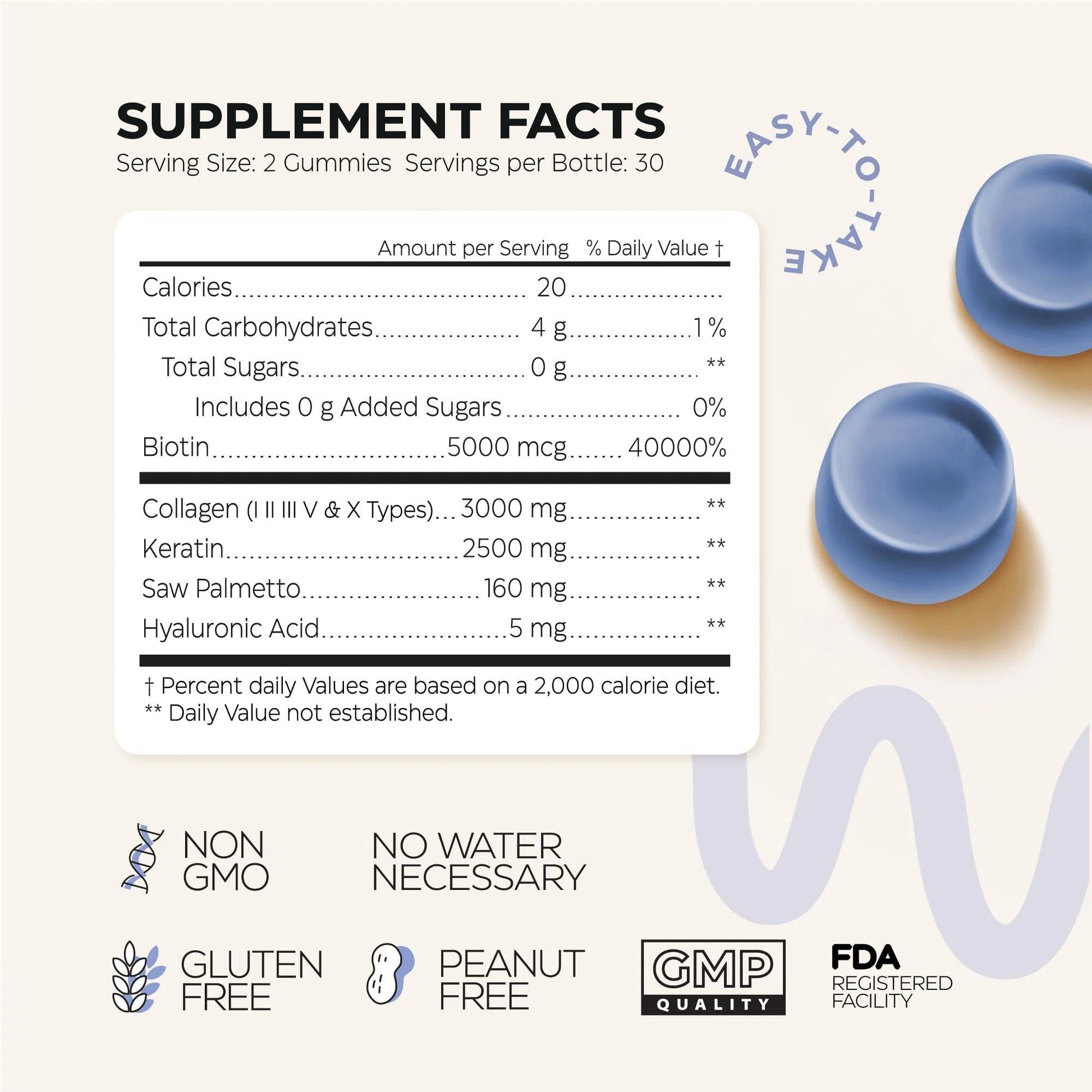 AMOURA Blackberry Collagen Gummies | Hair, Skin & Nail Beauty Support