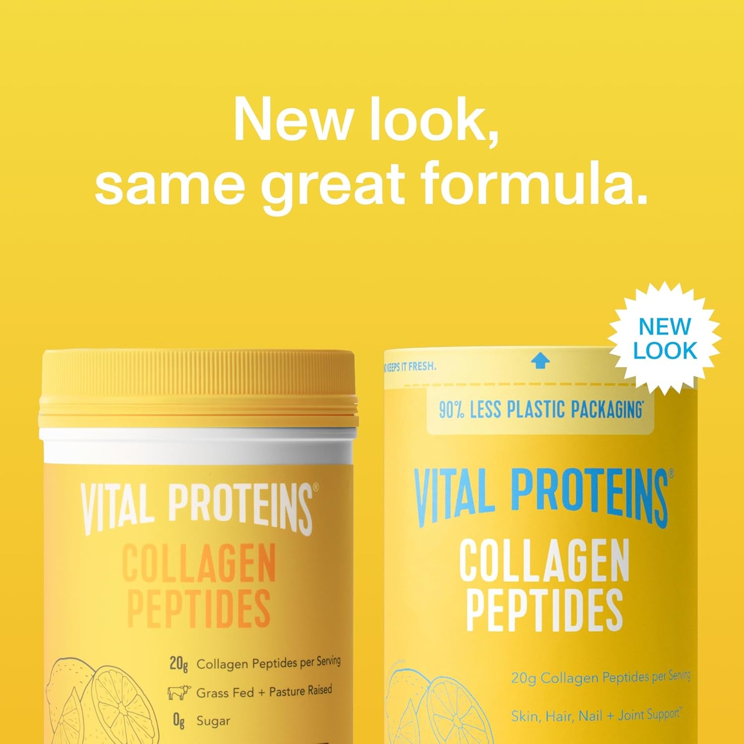 AMOURA Vital Proteins Lemon Collagen Peptides Powder | Beauty & Wellness Support